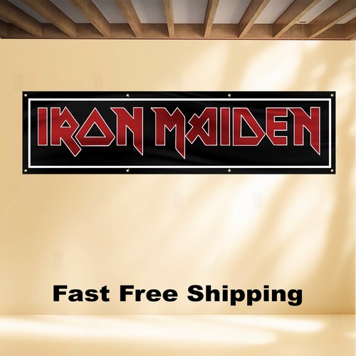 Iron maiden banner - iron,